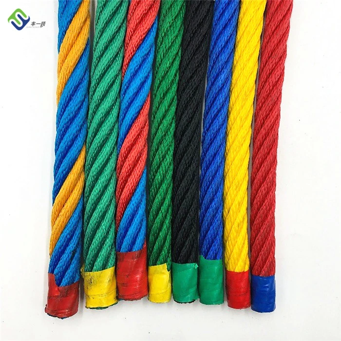 16mm Climbing Steel Core Rope 6 Strand Polyester Combination For Playground 0