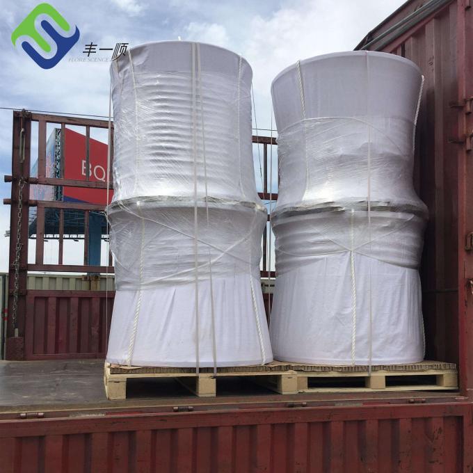 Heavy Duty Multi Color 8 Strand Braided Polyester Rope 64mm For Ship Mooring 4