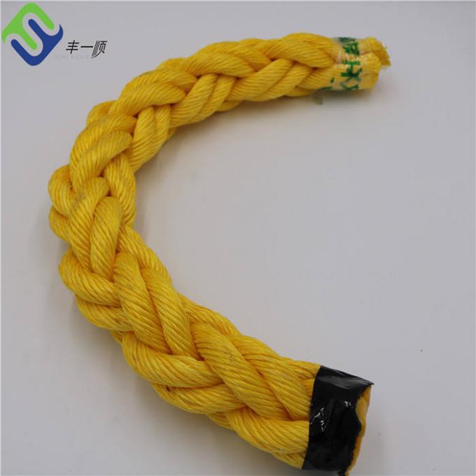 Boat Mooring 8 Strand PP Rope Polypropylene 50mm For Fishing Industry 3