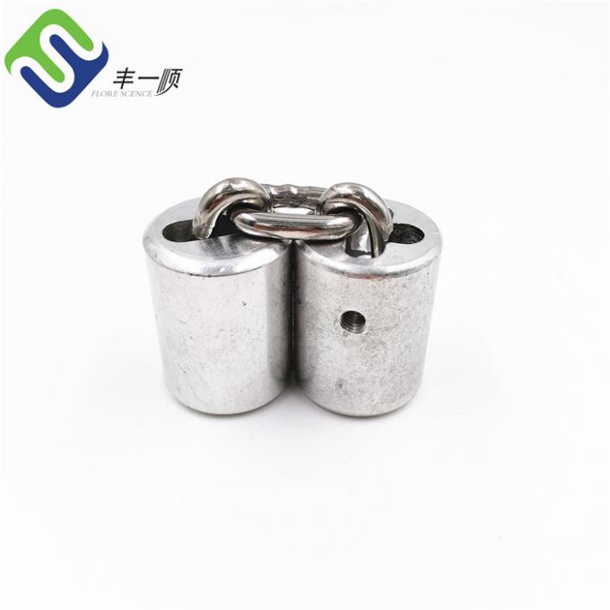 Climbing Net Playground Rope Connector 16mm Aluminium 6063 Rope Buckles
