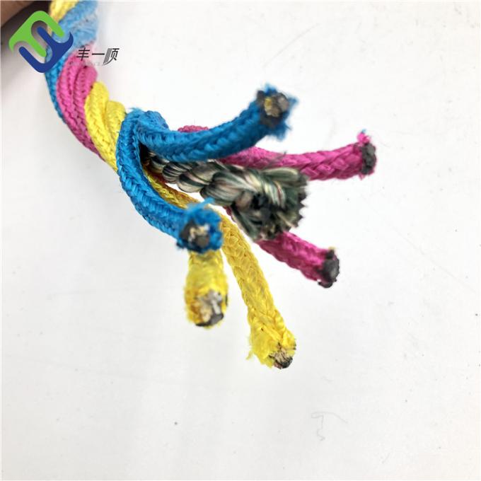 16mm 6 strand PET or PP outdoor combination playground rope for climbing net 0
