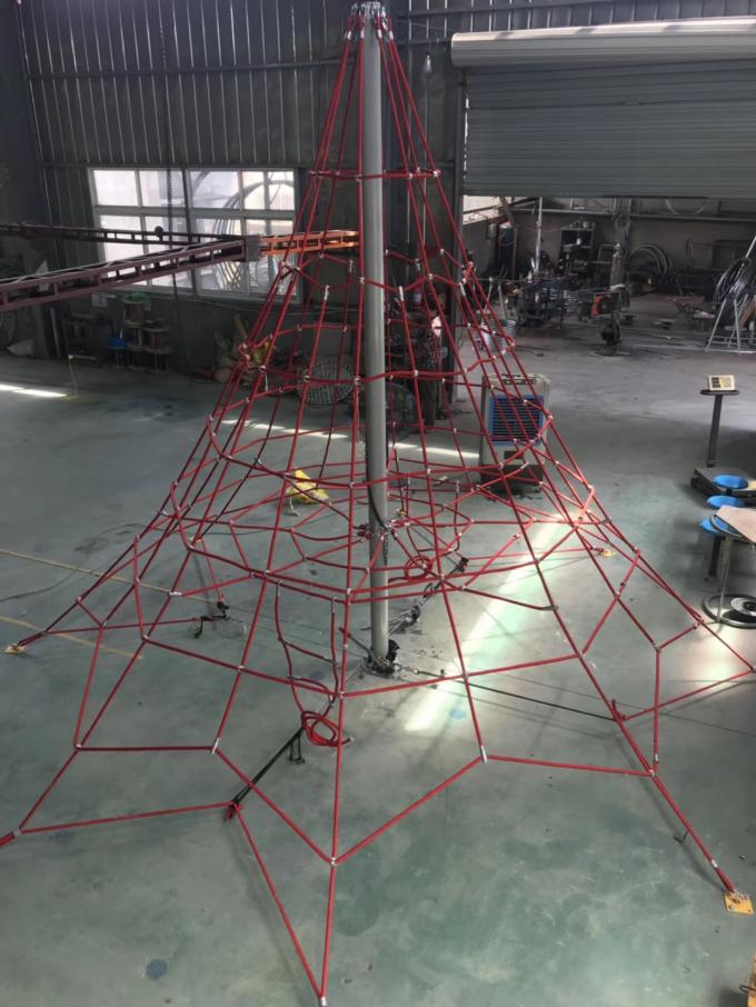 16mm 6 strand PET or PP outdoor combination playground rope for climbing net 9