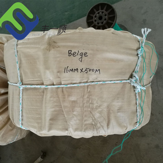 16mm 6 strand PET or PP outdoor combination playground rope for climbing net 15