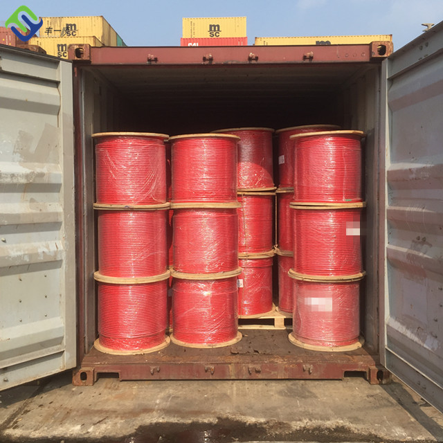 16mm 6 strand PET or PP outdoor combination playground rope for climbing net 17