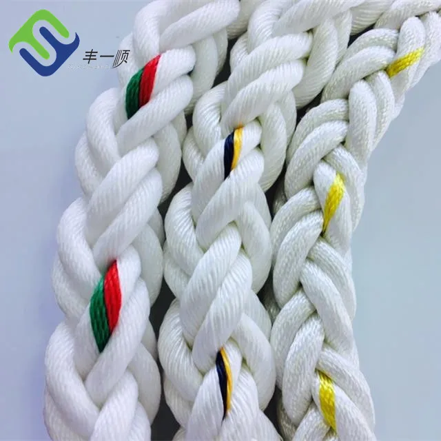 Polypropylene PP 8 Strand Floating Rope for Ship Mooring with Low Elongation 3