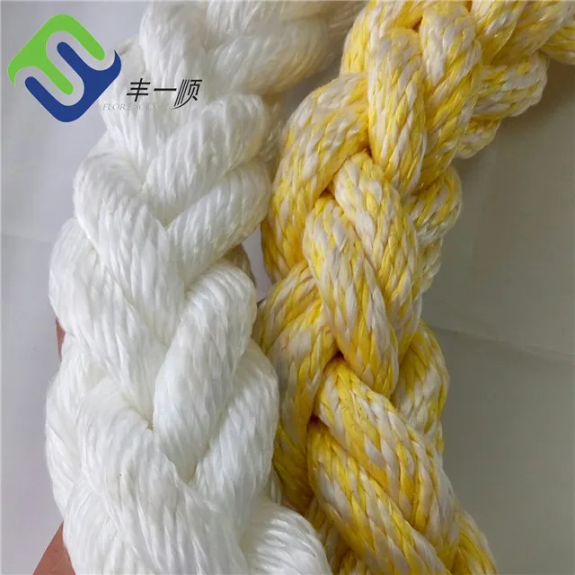 Polypropylene PP 8 Strand Floating Rope for Ship Mooring with Low Elongation 2