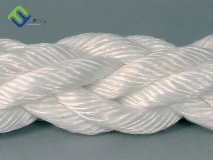 Polypropylene PP 8 Strand Floating Rope for Ship Mooring with Low Elongation 0