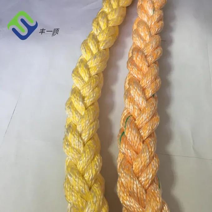 Polypropylene PP 8 Strand Floating Rope for Ship Mooring with Low Elongation 5