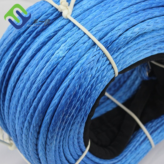 Rope Manufacturer Spectra Synthetic Rope 12 Strand UHMWPE Rope 30MM 4