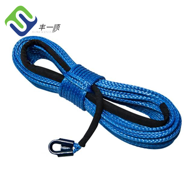 Braided HMPE Fiber Rope 12 Strand UHMWPE Rope UHMWPE Marine Rope 16