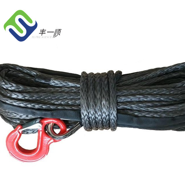 Braided HMPE Fiber Rope 12 Strand UHMWPE Rope UHMWPE Marine Rope 17