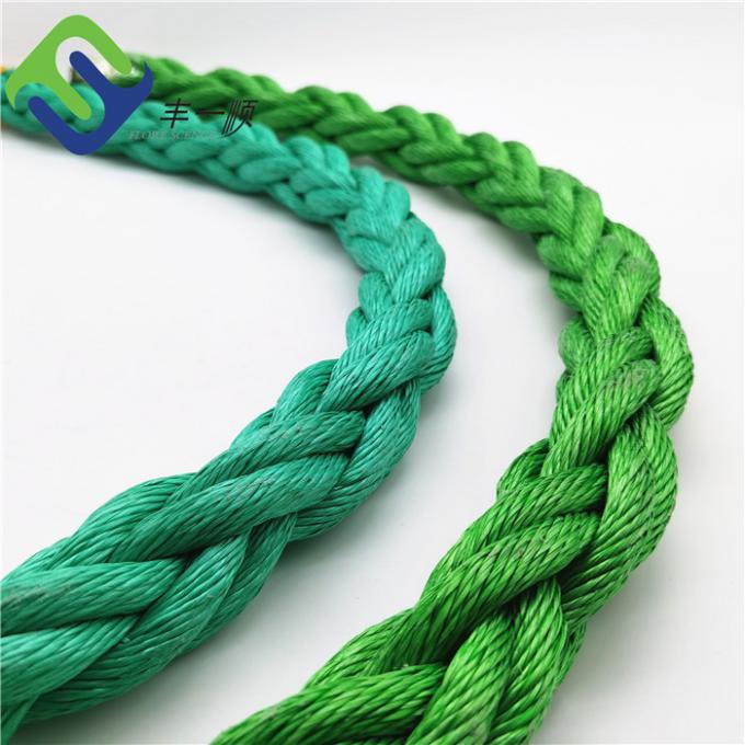 8 Strand Braided 1000m Length PP Combination Rope With Steel Wire For Deep Sea 1