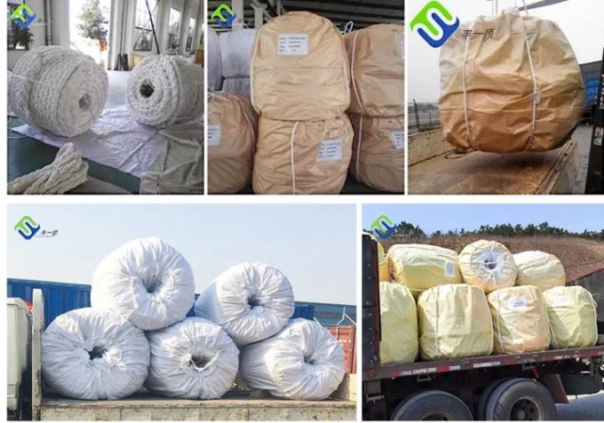 80mm 60mm Ships Mooring Rope Polyester Boat Marine Ropes 8 Strand 4