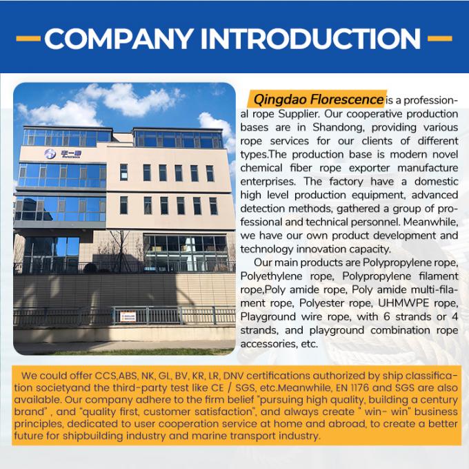 White 53mm 8 Strand Polyester Boat Hawser Laid Fibre Towing Mooring Strong Rope For Marine Use 10