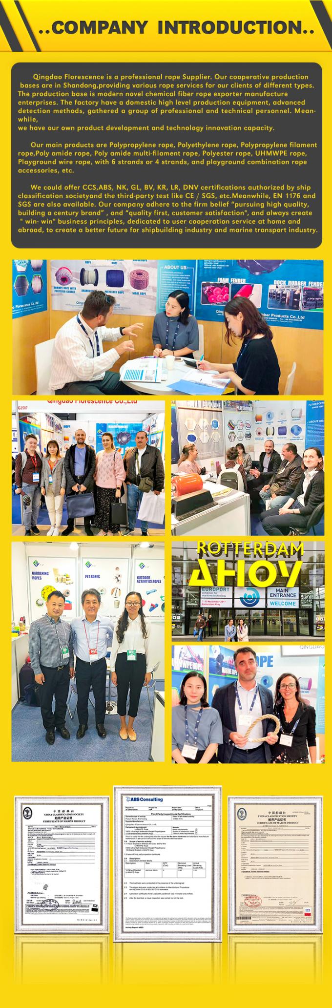 Double Braided Nylon Mooring Rope Marine Anchor / Tow 2"X220m 7