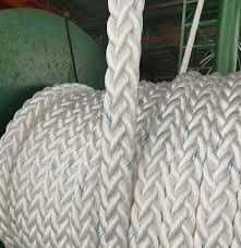 8 Strand Braided ABS Certified Nylon Mooring Rope 220m for Marine Mooring and Towing