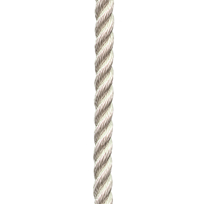 High Strength White Black Polyamide Nylon Rope 3 StrandsTwisted 14mm