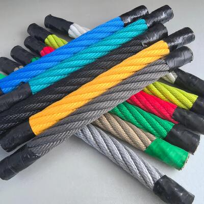 16mm Diameter UV Resistant 6 Strand Playground Combination Rope with Steel Wire Core