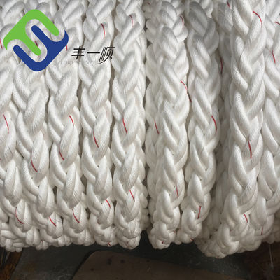 68mm X 220m Nylon Mooring Rope 2 Meter Splice Eyes Both Ends Mildew Resistance