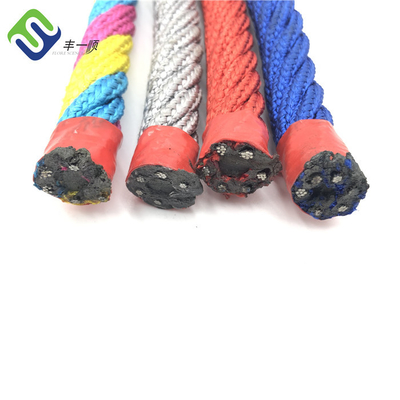 16mm 6 strand Steel Wire Combination Rope For Climbing Net Playground