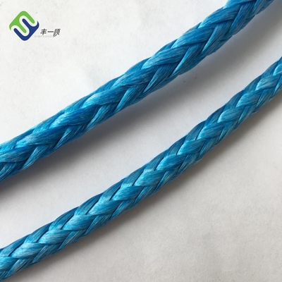 Synthetic Winch 12 Strand UHMWPE Rope 10mm Abrasion Resistant High Tensile