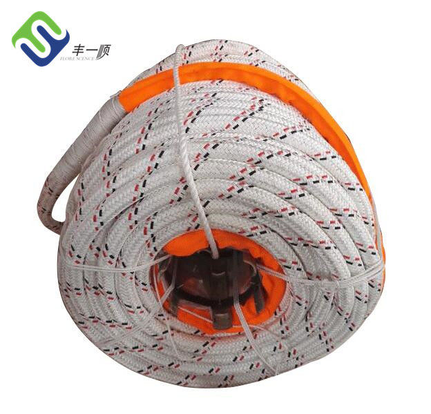 High Tensile 40mm 44mm 48mm 56mm 64mm UHMWPE Core Polyester Cover Ship ...