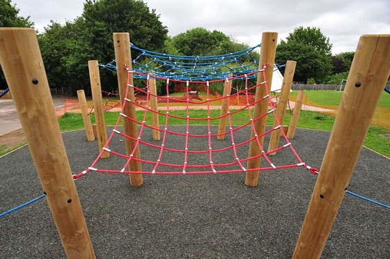Playground Rope Net T Shape Connector Made by Aluminum Material