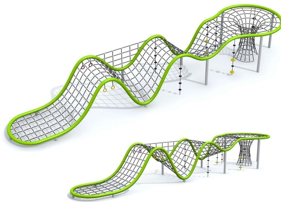 Playground Commercial Outdoor Rope Climbing Net With Customized Design