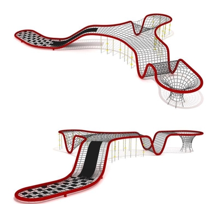 Playground Commercial Outdoor Rope Climbing Net With Customized Design