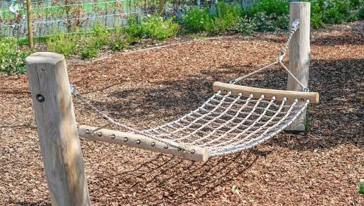 150cm*80cm 6 Strand Polyester Combination Rope Playground Hammock Swing