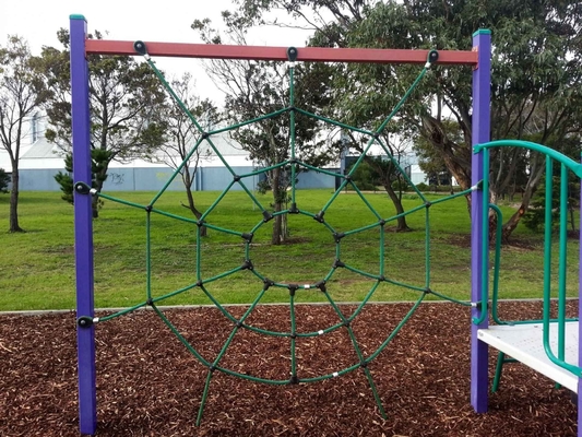 Combination Climbing Rope Net Aluminum T Connector For Playground