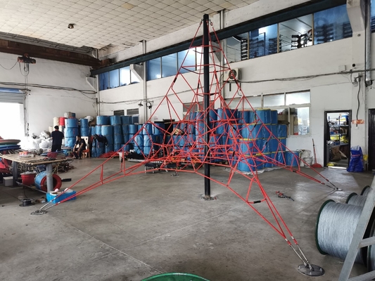 Playground Pyramid Climbing Net Spider Net For Kids Climbing