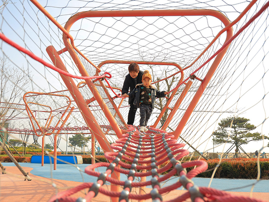 Playground Pyramid Climbing Net Spider Net For Kids Climbing