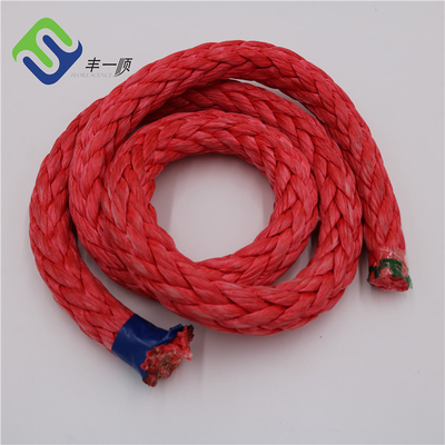 12 Strands High Strength UHMWPE Towing Rope For Marine Mooring And Winch