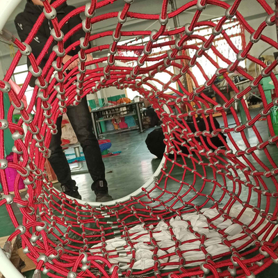 Large Cone Climbing Net Children Playground For Commercial Park