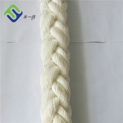 8 Strand High Strength Braided Polyester Marine Rope 48mm Mooring Rope
