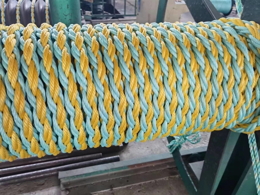 8 Strand PP Combination Rope For Trawling Mooring Security Work