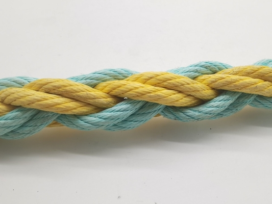 ABS Approved PP Fiber Cover 8 Strand Combination Rope For Marine Deep Sea Ship