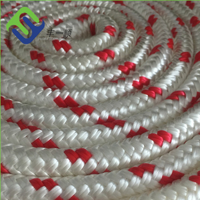 Double Braided Customized Mutifilament Polyamide Nylon Rope 12mm For Yachting Rope