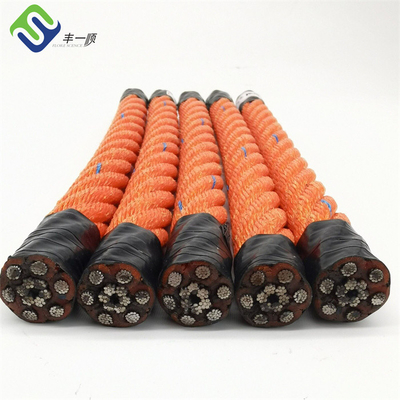 16mm Steel Wire Core Pp Polypropylene Combination Rope For Fishing Industry
