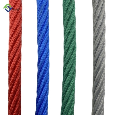 16mm colorful Playground plastic combination rope with steel core