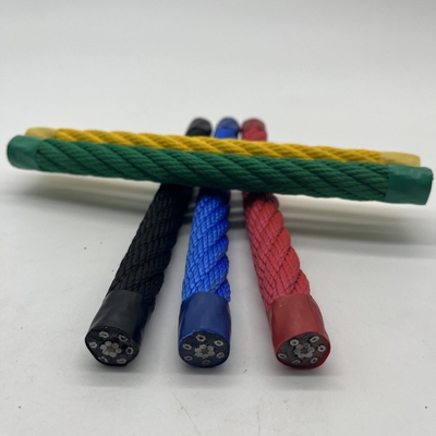 6x8 FC PP Multifilament / Polyester Combination Wire Rope For Playground Climbing Ropes