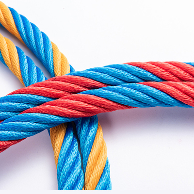 Customized Size Playground Climbing Nets 6 Strand Polyester Combination Rope
