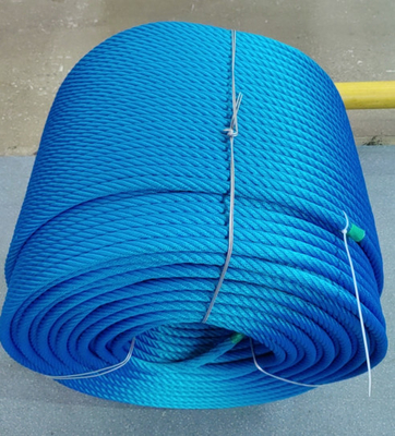 6x8 FC PP Multifilament / Polyester Combination Wire Rope For Playground Climbing Ropes
