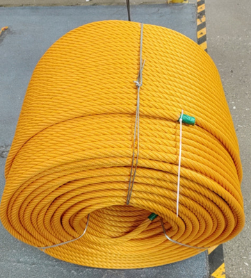 6x8 FC PP Multifilament / Polyester Combination Wire Rope For Playground Climbing Ropes