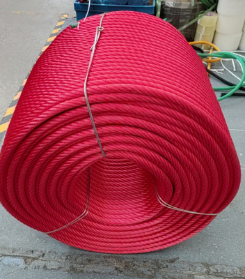6x8 FC PP Multifilament / Polyester Combination Wire Rope For Playground Climbing Ropes