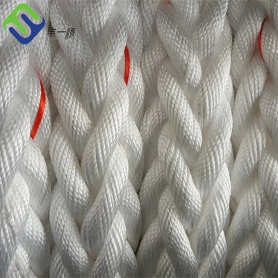 Diameter 40mm 8 Strand Polyester Rope Multifilament Rope Used For Ships