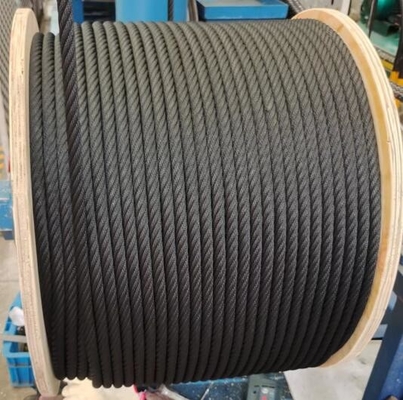 6 Strand 16mm*500m Steel Core PP Combination Playground Rope For Kids Playground Bridge