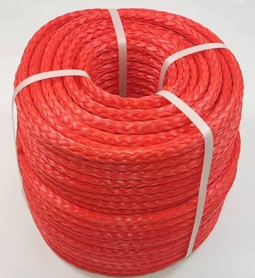 High Quality HMPE Synthetic Fiber Rope for Towing Ship UHMWPE 12 Strand Hollow Braided Marine Mooring Rope