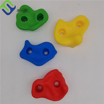 Multicolor Plastic Climbing Grips For Children Playground Climbing Wall